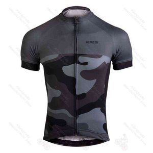 Camuflage Cycling Jersey Go Rigo Go Cycling Coning Clothing Columbia Drużyna Rowerowe koszule Męskie rower krótkie rękawy Mtb Ciclismo Maillot T220729