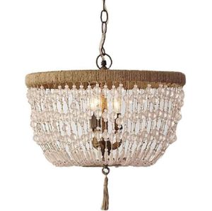 Amelie Pendant Chandeliers Lamp Gold industrial lamp vintage K9 bead crystal lighting retro living room bedroom kitchen hotel