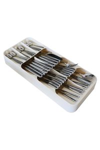 Organizzatore da cucina Cassetto portaposate Scatola da cucina Contenitore da cucina Cucchiaio Forchetta Portaoggetti Separazione Portacoltelli Cassetto Organizer 0615