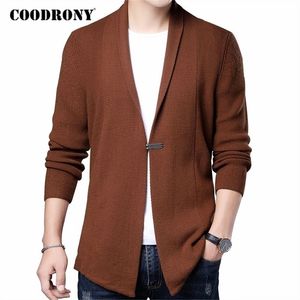 COODRONY Marke Strickjacke Männer Kleidung Herbst Winter Streetwear Fashion Pullover Männer Dicke Warme Gestrickte Wolle Sweatercoat C1161 201221