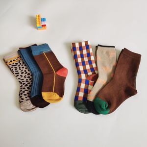 6 Pairs/lot 1-9Yrs Baby Socks for Girls Cotton Cute born Infant Boy Socks Toddler Baby Clothes Accessories 220611