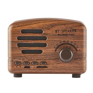 BT-Speaker Retro Radyo Bluetooth Hoparlör Vintage Nostaljik Surround HiFi Hoparlörler Destek 1200mAH V4.1 TF USB FM AUX BT01