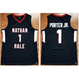 Xflsp 1 MICHAEL PORTER JR SIGNED GAME USED TOLTON Maglia da basket blu, bianca o personalizzata qualsiasi giocatore per qualsiasi nome Ricamo Maglie da uomo