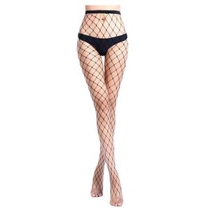 Meias Mulheres Mulheres Garota Sexy Peixe -Fishnet meias líquido Grade de meia -calça de meia -calça elástica Elastic Hollo