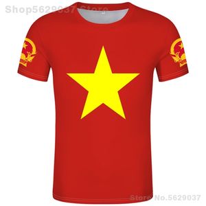 VIET NAM t camisa diy livre feito sob encomenda nome número vnm camiseta nação bandeira vn vietnã vietnamita país texto impressão po roupas 220702