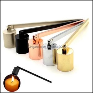 Candles Home Decor Garden Ll Stainless Steel Candle Flame Snuffer Wick Er Party Firfe Cutter Homehand Put Dhwj5