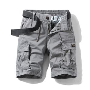 MENS SOMMER COMON ARMY TACTICAL CARGO Fashion Khaki Multiplock Casual Short Pants Loose Shorts Men 220611