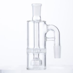 14mm Catcher de cinzas Acessórios para fumar 90 graus Pyrex Glass Cinzeiros de cinzas para Bongs de água Dab Rigs Ail-P1001