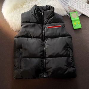 Herren Westen Mantel Jacke Dwon Bomber Mäntel ärmellos Winter Puffy Hoody Mode Jacken Weste