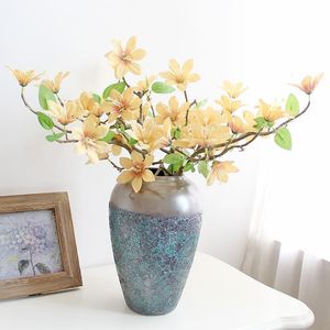 Wholesale blossoms chinese for sale - Group buy Decorative Flowers Wreaths Artificial cm Peach Blossom Apricot Flower Single Bouquet Wedding Decoration Chinese Pastoral Windowsill