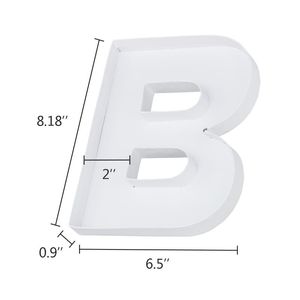 Presentförpackning 21 cm höjd a till z full 26 bokstäver godis gelémuttrar förpackning fyllbar kartong bokstäver formad lådfack