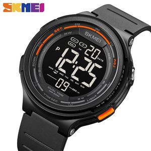 SKMEI Creative LED Electronic Sport Zegarki Liczyć Zegar Stopwatch 5bar Wodoodporny Mężczyźni Zegarek Montre Homme Watch 1841 220407