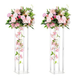 decoration custom made Artificial Flowers Ball Silk Table Flower Centerpiece For Party Event Wedding Decor Road Lead Tables Flower Bouquet make266