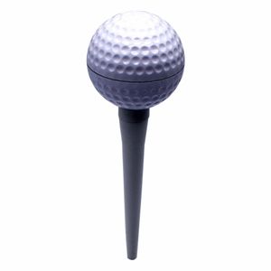 Diseño creativo del molinillo de metal de golf Ball Metal 53 mm de aleación de zinc Griners Herramienta de fumar