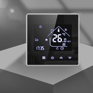 スマートワイヤレスリモートコントロールのスイッチPC wifi電気床暖房パネルlcdディスプレイ家庭用サーモスタットコントローラースイッチ