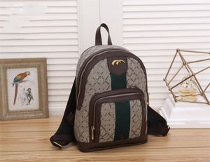 مصمم حقيبة ظهر Backpack Book Bag Bag Luxury Brand Bags Double G Ophidia Pres