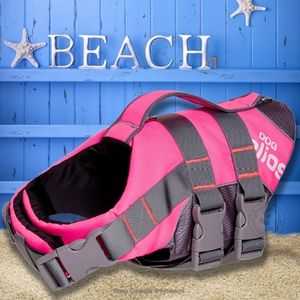 Janpet 3 Kolor Summer Dog Life Vest Offlive Pet Kurtka bezpieczeństwa Ubrania Wodoodporne dla Sxxl Y200330