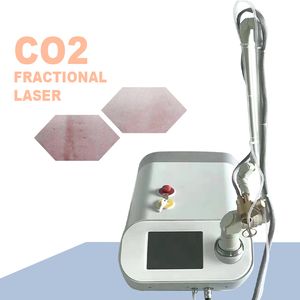 Skönhetsartiklar CO2 Fraktionell laserhud Resurfacing Machine för ärrsträckmärken Pigmentering rynka borttagning