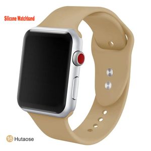 Apple Watch için Spor Kayışları 7 6 SE 5 Bant 44mm 40mm 42mm 38mm 45mm Silikon Bilek TPU Correa Iwatch 6 SE 5 4 3 2 1 Bantlar