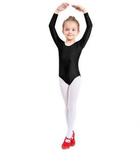 Costumi Catsuit a maniche lunghe Body Body per ginnastica per bambini Balletto Danza per bambini