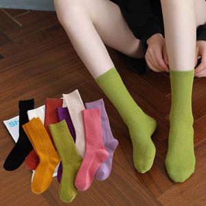 Socks & Hosiery Salina Women's Winter And Spring Year Combed Cotton Comfortable Short Tube Solid Color Casual Fashion SportsSocks