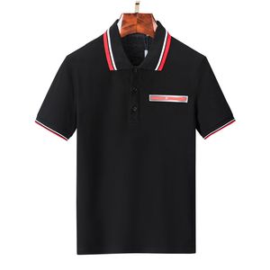 Erkek Tasarımcı Giysileri Polo Gömlek Marka Küçük At Nakış Giyim Erkekler Kumaş Mektup Polos T-Shirt O yaka gündelik tişört boyutu M-3XL 5899