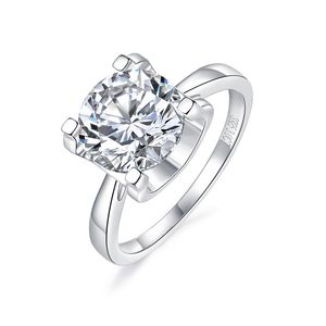 Ювелирные украшения Moissanite 3 CT 925 Серебряные свадебные серебряные