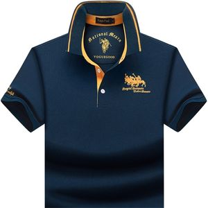 Polo Men S Shirt Thirt Summer Summer Men S Loose Lapel Duży rozmiar T -SHIRT 220606