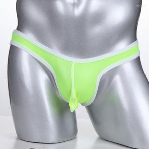 Unterhosen Herrenunterwäsche Ultradünne Eisseide Kleine Tasche Hüfte Mini Slips Herren Sexy Gay UnterwäscheUnterhosen