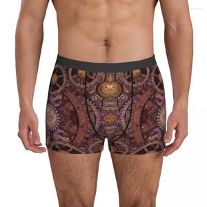 Underbyxor industriell steampunk underkl￤der rostat urverk vintage tullboxare shorts trenky man vanlig bror presentunderbyxor