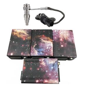 Starry Sky Smoking E-nail Enail kit Dab elettrico Scatola di controllo della temperatura PID con riscaldatore a bobina da 10 mm 16 mm 20 mm con strumento per unghie Titaniun per bong in vetro