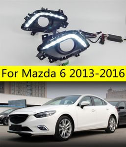 Mazda Tampa Luzes venda por atacado-Luzes diurnos para Mazda Mazda6 ATENZA DRL FOG LAMP CAPER GJ2FP XD GJ2AP LED DIA DIA DIA LUZ