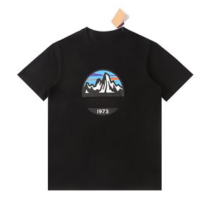 Mens Tshirts 22ss yeni yüksek son adam kar dağ tasarımcısı tee yaz klasik sokak tshirts nefes alabilir popüler gündelik erkekler kadınlar gençlik katı kısa kol tjamtx