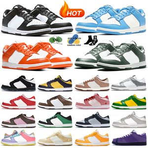 dunks running shoes for mens womens Panda Black White University Blue Coast Syracuse men trainers sports sneakers runners size 36-45 on Sale
