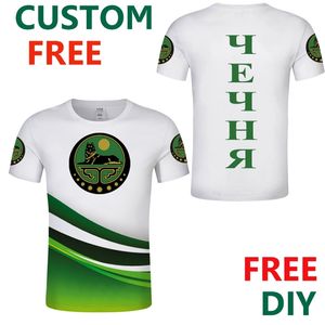 Çeçenya DIY Ücretsiz Özel Erkekler Ichkeria T Shirts Grozny Argun Chechen Republic T Shirt Bağımsız İslam Jersey Tee Top 220615