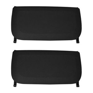 Car Organizer 2X LHD RHD Seat Back Panel Part Cover Replacement For- F10 F01 F02 5 Series GT 7 Series(Black)