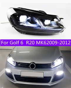 ゴルフ6 2009-2012 R20 Golf6 Mk6 LED Auto Headlights Assembly Upgrade 7.5 Design LHD RHDバージョンツールアクセサリーのカーライト