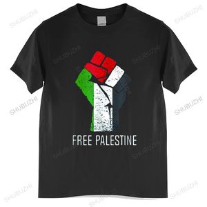 Gaza Palästina Flagge Herren T-Shirt Sommer Casual Slim 3D Digital bedrucktes Hemd Top Bluse Kurzarm T-Shirt für Männer 220809