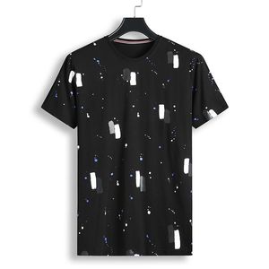 Men's T-Shirts Arrival Fashion Short Sleeved Super Large Summer Clothes Casual O-neck Print Knitted T Shirt Men Plus Size 3XL4XL5XL6XL 7XLMe