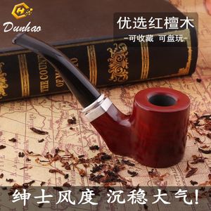 pipe Creative three-dimensional mahogany pipe sandalwood detachable filtering solid wood accessories