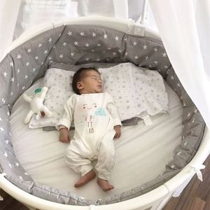 INS Baby Nursery Bed Addensare Paraurti Stelle nordiche Design Culla Intorno Cuscino Culla Protector Born Bedding Room Decor 220517