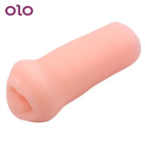 Olo Artificial Vagina Male Masturbator Vaginal Masturbation Blowjob Mouth Pussy Sexiga produkter Toys For Men