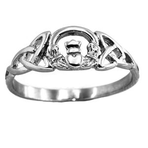 Wholesale sister friendship resale online - FANSSTEEL STAINLESS STEEL JEWELRY INFINITY LOVE HEART RING PRINCESS CROWN CLADDAGH FRIENDSHIP RING CELTIC RING GIFT FOR SISTERS FS297x