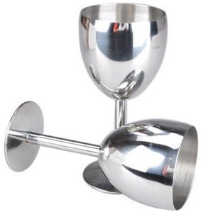 2pc High Quality Mugs Stainless Steel Goblet High-End Red Wine Glass Home Bar Drinking Glass Cup Wineglass 20220517 D3