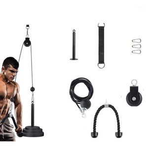 Pulley Rope DIY High Pull Down Arm Strength Triceps Muscle Exercises Home Fitness Kit Training Attachment Pulldown Heavy Duty Pu Accessories