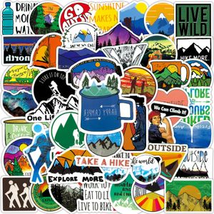 50pcs/Lot Car stickers graffiti Outdoor camping trip For Kids skateboard water bottle notebook laptop decor Helmet sticker PVC Guitar Decals