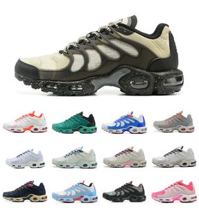 Terrascape Plus TN Mens Running Shoes Sail Sea Glass Tan Burgundy Black Lime Mint Green Navy Blue Cream White Dark Beetroot Chaussures Tns Women Men Trainers Sneakers