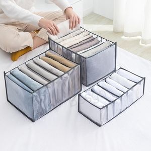 Schublade Aufbewahrungsboxen Unterwäsche Höschen Aufbewahrungsbox Schalhosen Divider Organizer Faltbar Haushaltskleidung organisieren Tasche BH6360 TYJ