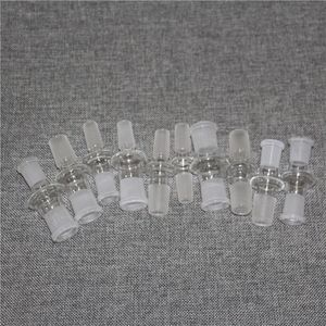Wholesale to converter resale online - hookahs mm male glass adapter converter for bong quartz banger female to mm male Reducer Connector