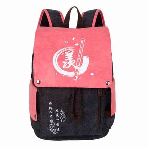 Zaino da viaggio Anime Zaino da viaggio Borsa da cosplay in tela di cartone animato Nuovo stile Moda all'aperto Zaino per adolescenti Borse a tracolla per laptop